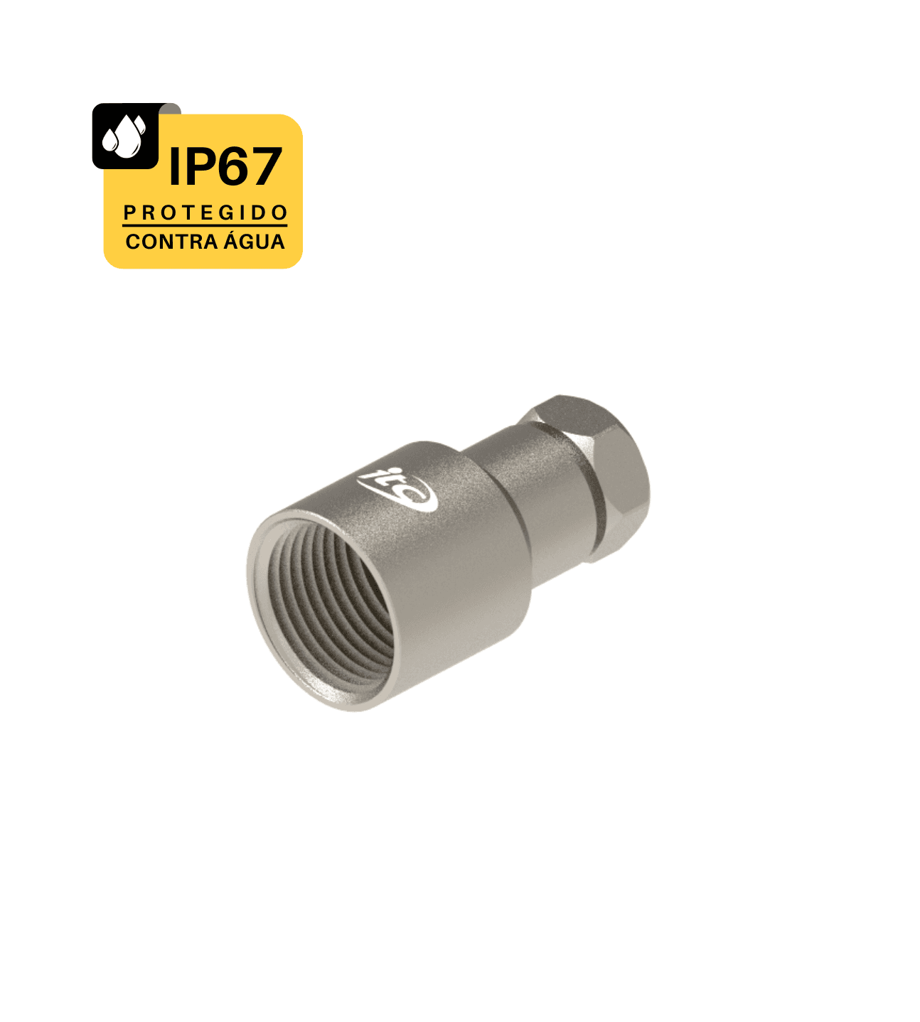 CAPA PARA CONECTOR M12 - PAINEL - IP67